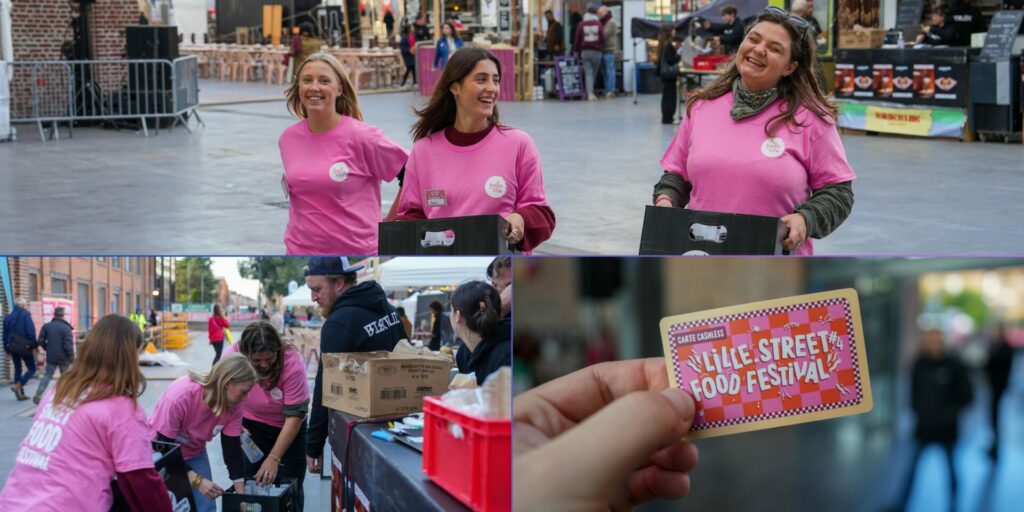 Les étudiants de Lille bénévoles à la 4e édition du Street Food Festival de Lille