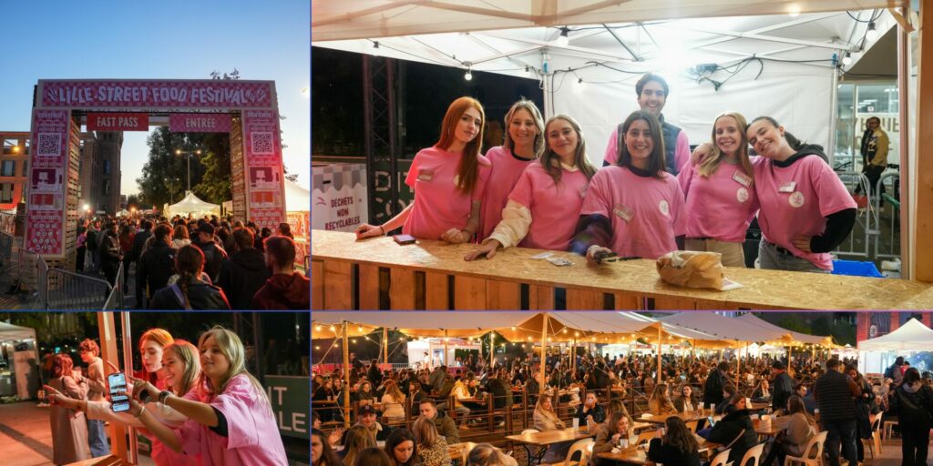 Les étudiants de Lille bénévoles à la 4e édition du Street Food Festival de Lille